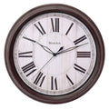  Westclox 11 In. L X 11 In. W Indoor Analog Wall Clock Glass/Plastic Brown