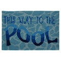  Liora Manne Frontporch 2 Ft. W X 3 Ft. L Blue Novelty Polyester Rug