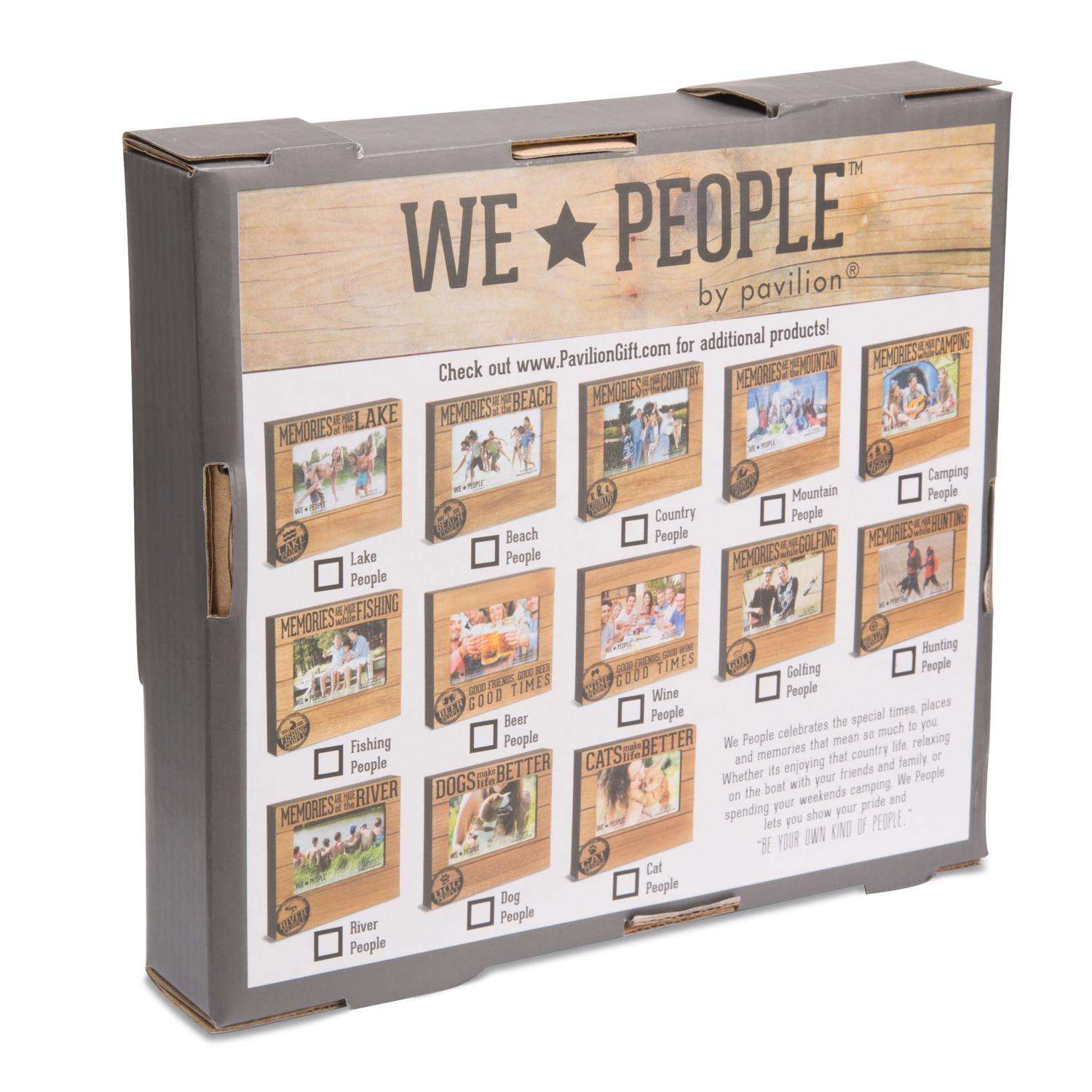 Pavilion We People Natural Brown/White MDF Picture Frame 1.4 In. H X 8.75 In. W