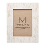  Matr Boomie Artemis Pearl Bone Picture Frame 9.5 In. H X 7.5 In. W