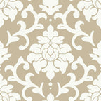  RoomMates 20.5 In. W X 16.5 Ft. L Damask Gold Vinyl Peel And Stick Wallpaper