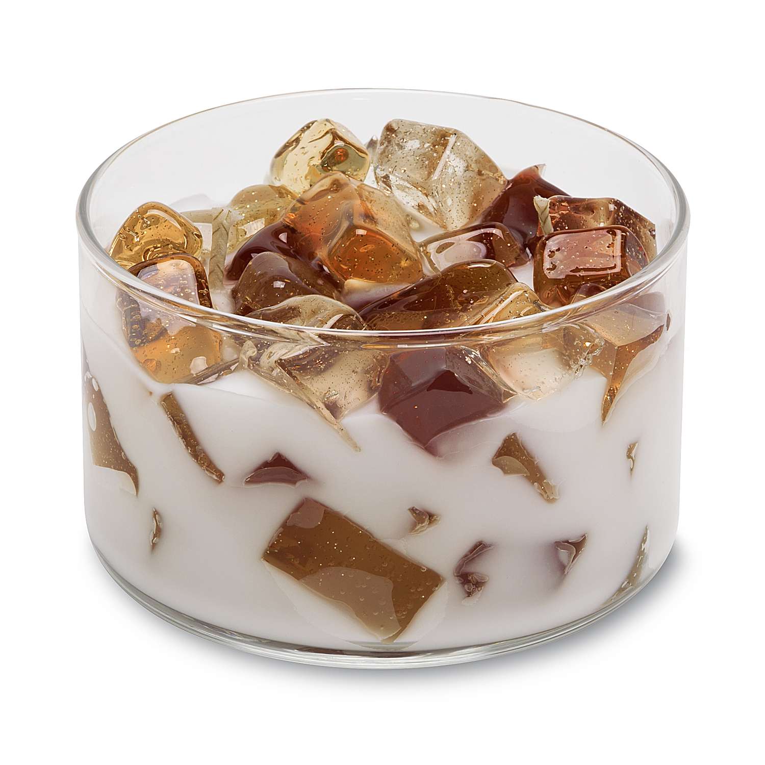  Primal Elements Brown/White Frosted Gingerbread Scent 2 Wick Candle