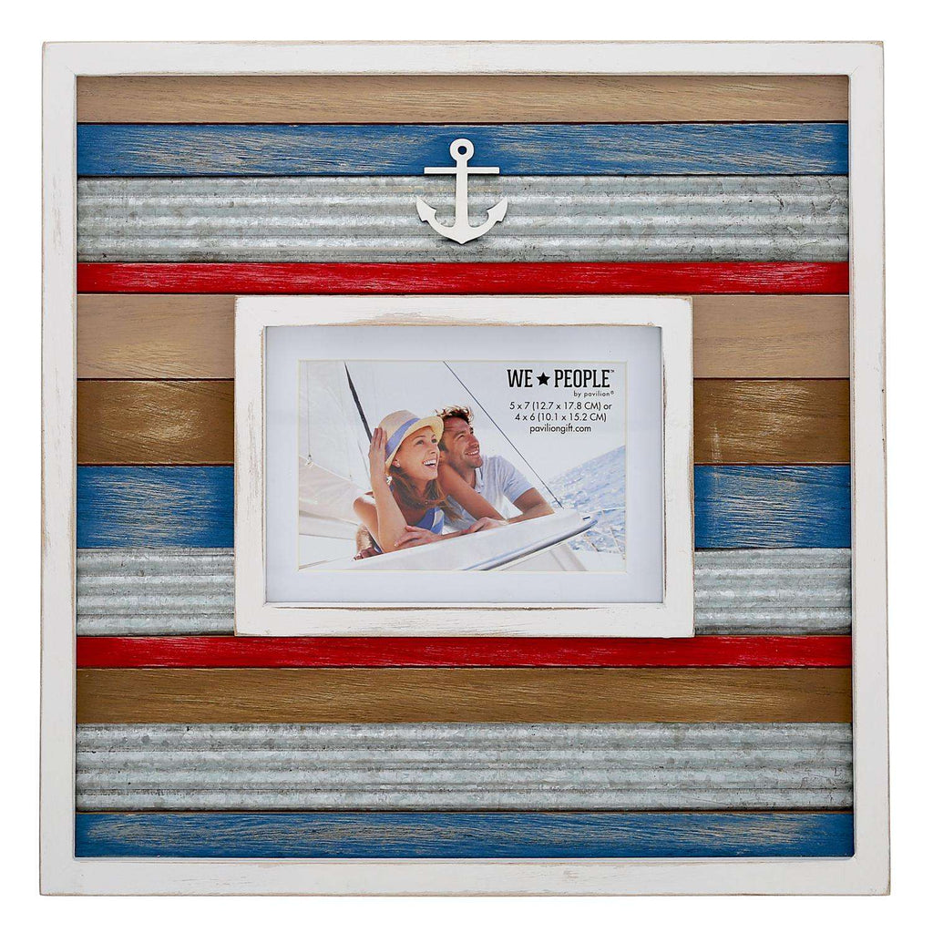  Pavilion We People Galvanized Multicolored MDF Picture Frame 14 In. H X 0.75 In. W