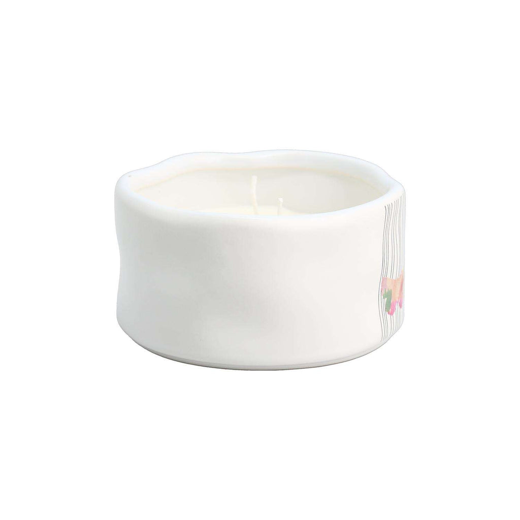 Pavilion Celebrating You Black/White Tranquility Scent Candle 8 Oz
