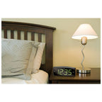  GPX 7.76 In. Black AM/FM Clock Radio Digital Plug-In