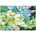  Jellybean 22 In. W X 32 In. L Multicolored Jade Succulents Olivia's Polyester Accent Rug