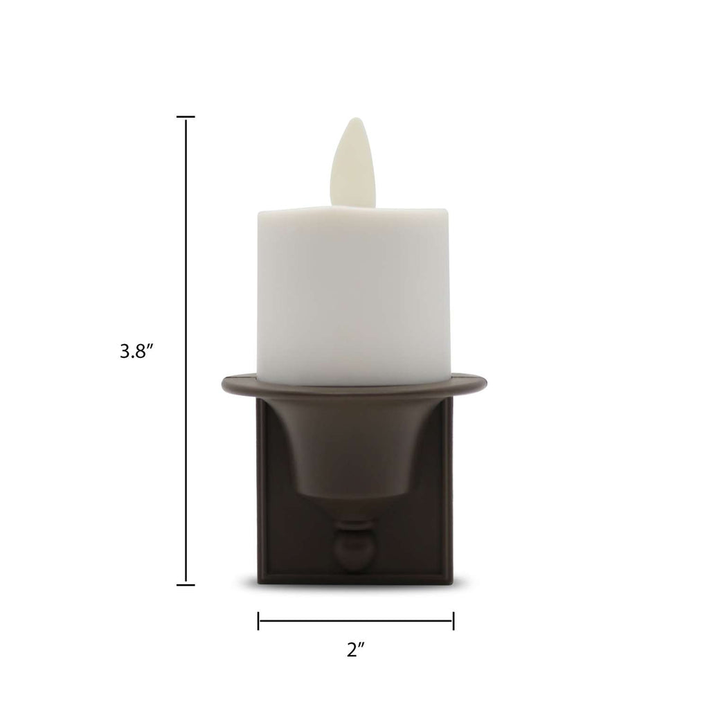  Matchless Darice White Unscented Scent Nightlight Flameless Flickering Candle