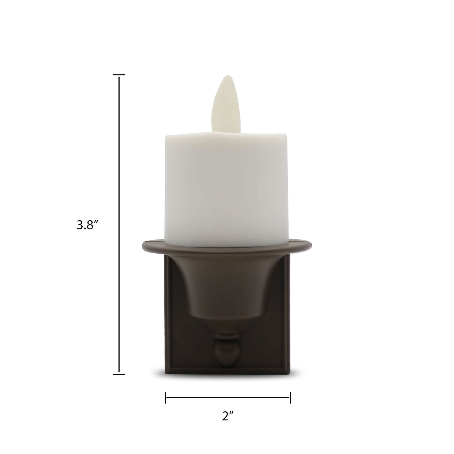  Matchless Darice White Unscented Scent Nightlight Flameless Flickering Candle