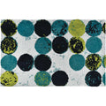  Simple Space 21 In. W X 33 In. L Multicolored Abacus Accent Rug