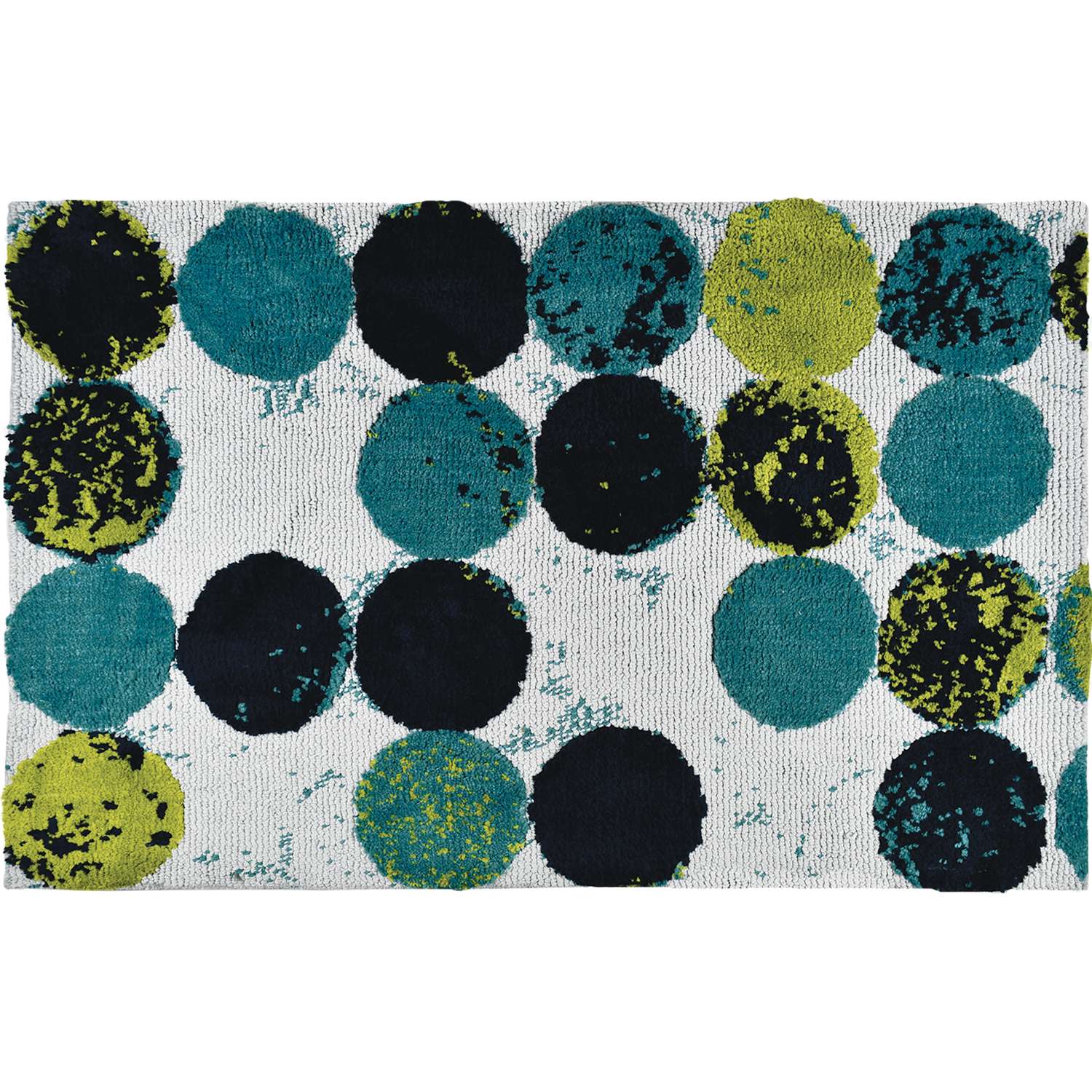  Simple Space 21 In. W X 33 In. L Multicolored Abacus Accent Rug