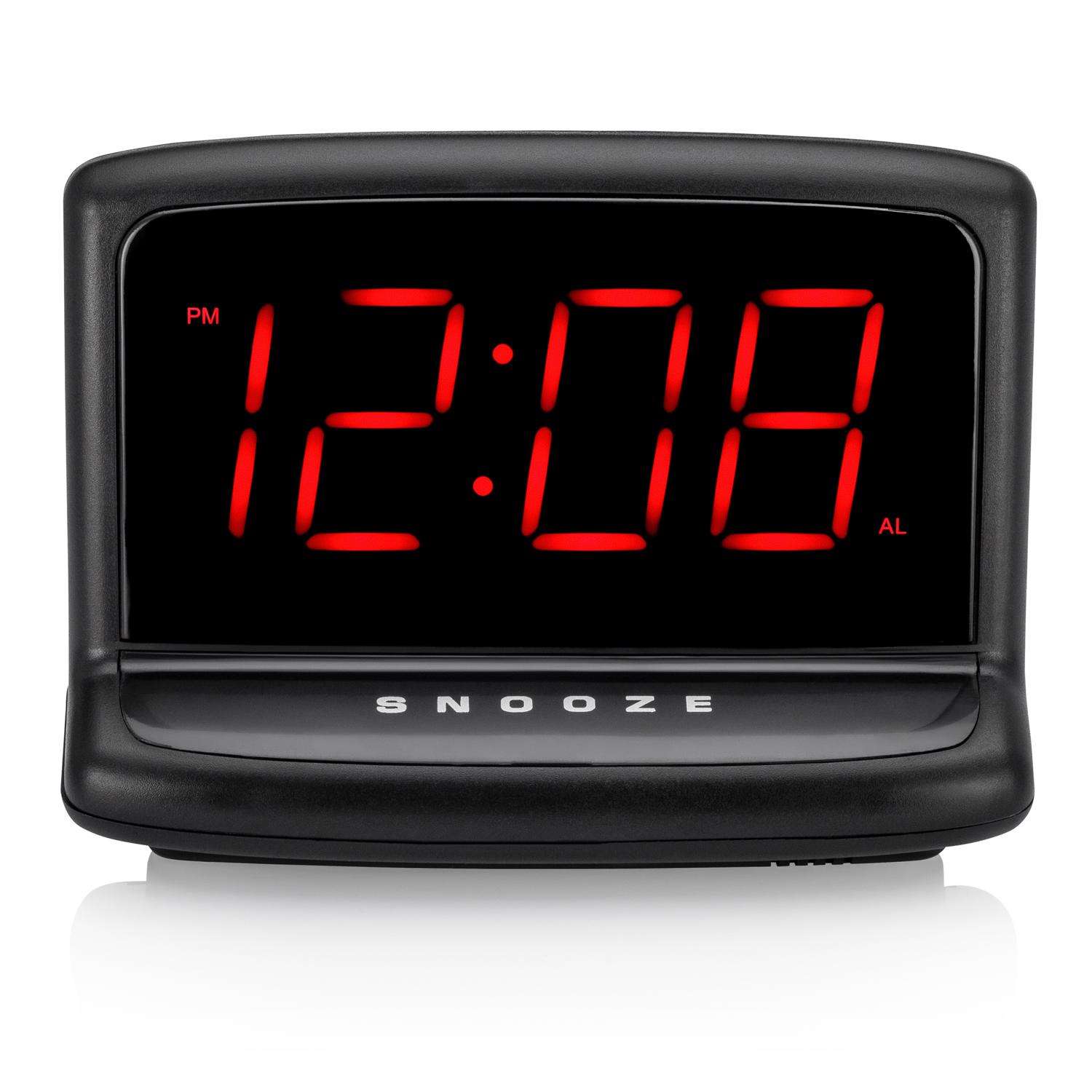  Westclox 1.4 In. Alarm Clock LED Plug-In