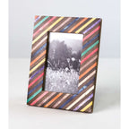  Matr Boomie Multicolored Stone Picture Frame 8.5 In. H X 6.5 In. W