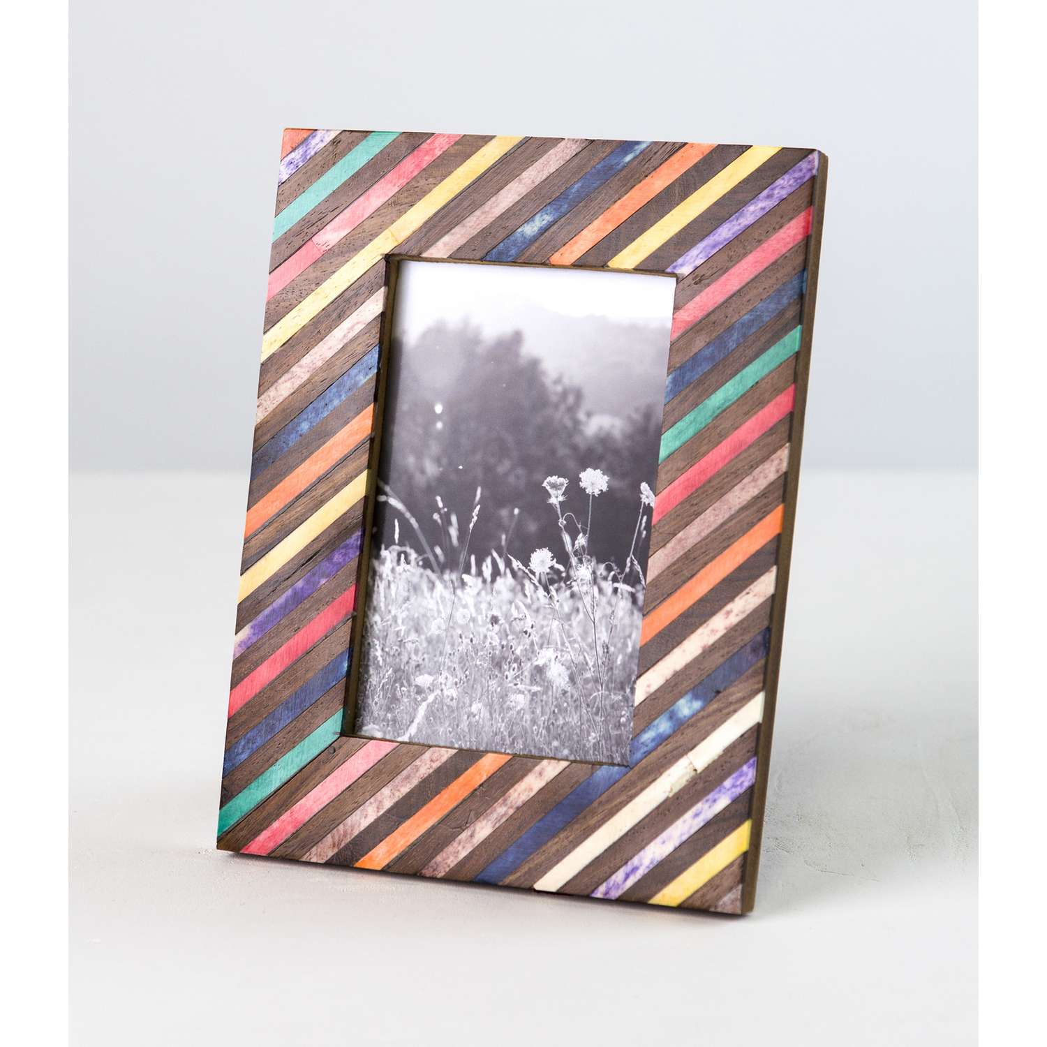  Matr Boomie Multicolored Stone Picture Frame 8.5 In. H X 6.5 In. W