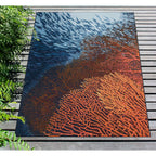  Liora Manne Marina 1.92 In. W X 7.5 In. L Multi-color Casual Polypropylene Accent Rug