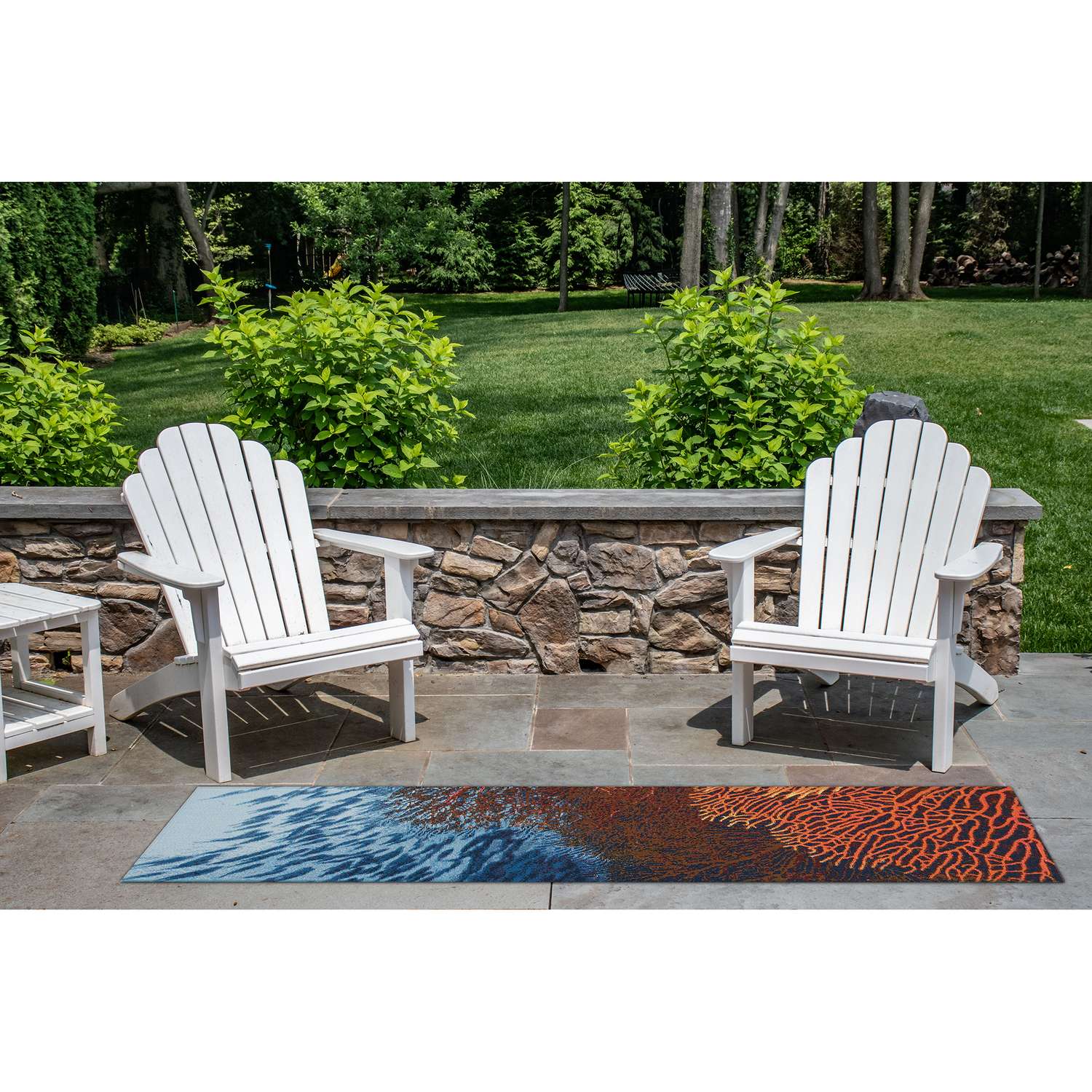 Liora Manne Marina 1.92 In. W X 7.5 In. L Multi-color Casual Polypropylene Accent Rug