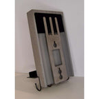 Hi-Jack 9.5 In. H X 6 In. W X 3 In. L Bronze Metal/Wood Decor/Frame/Key Holder