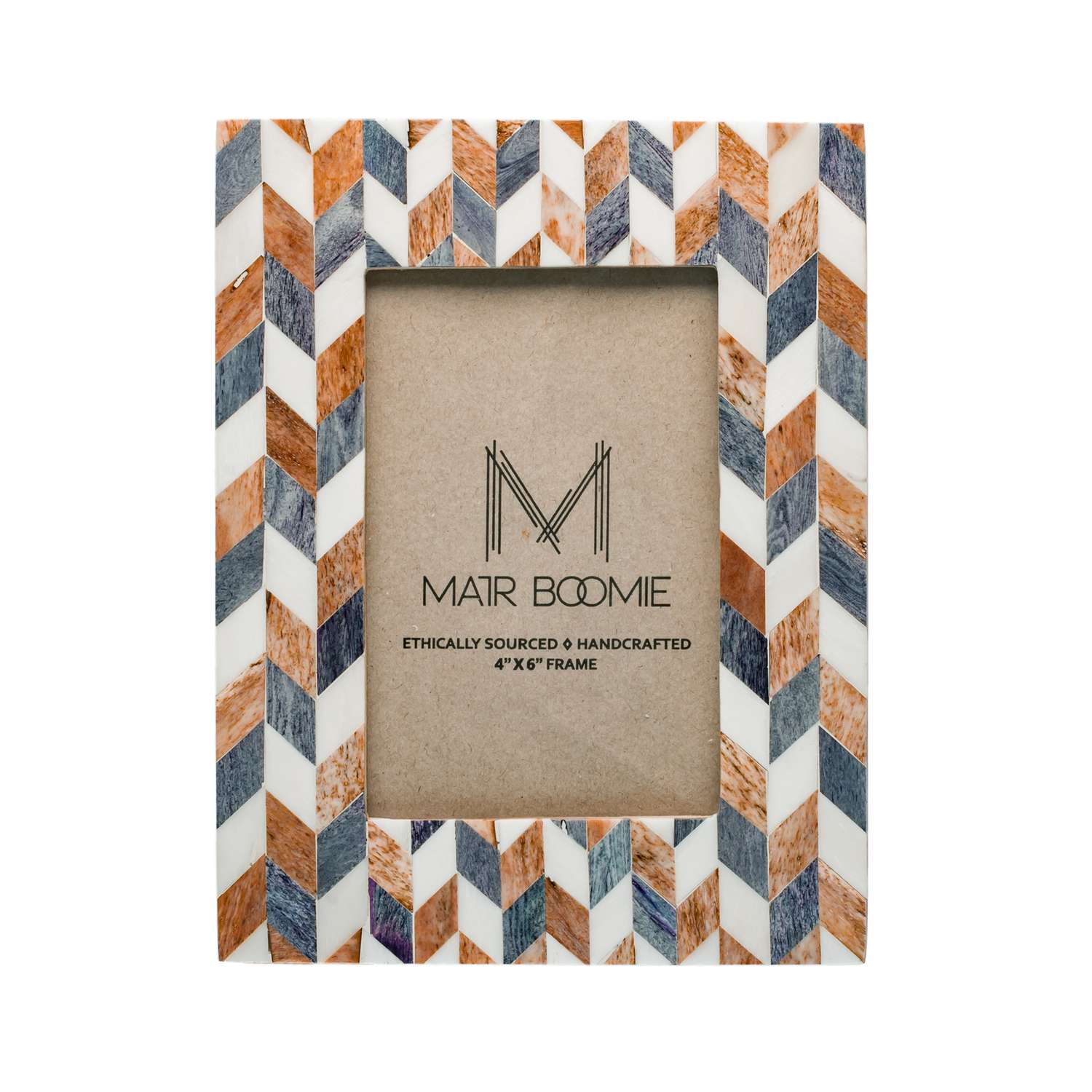  Matr Boomie Artemis Brown/Gray Bone Picture Frame 8.5 In. H X 6.5 In. W
