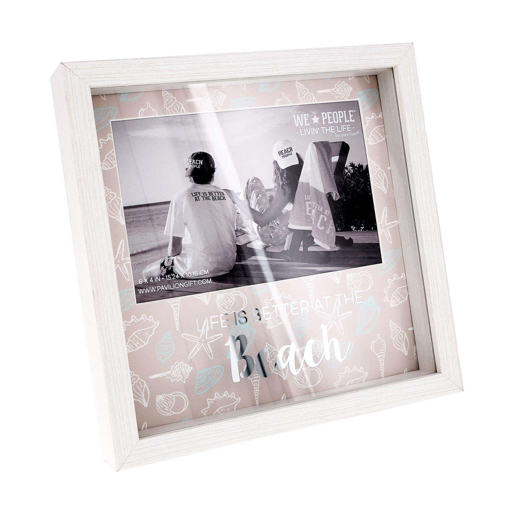  Pavilion We People Bright White MDF Picture Frame 7.75 In. H X 1.5 In. W
