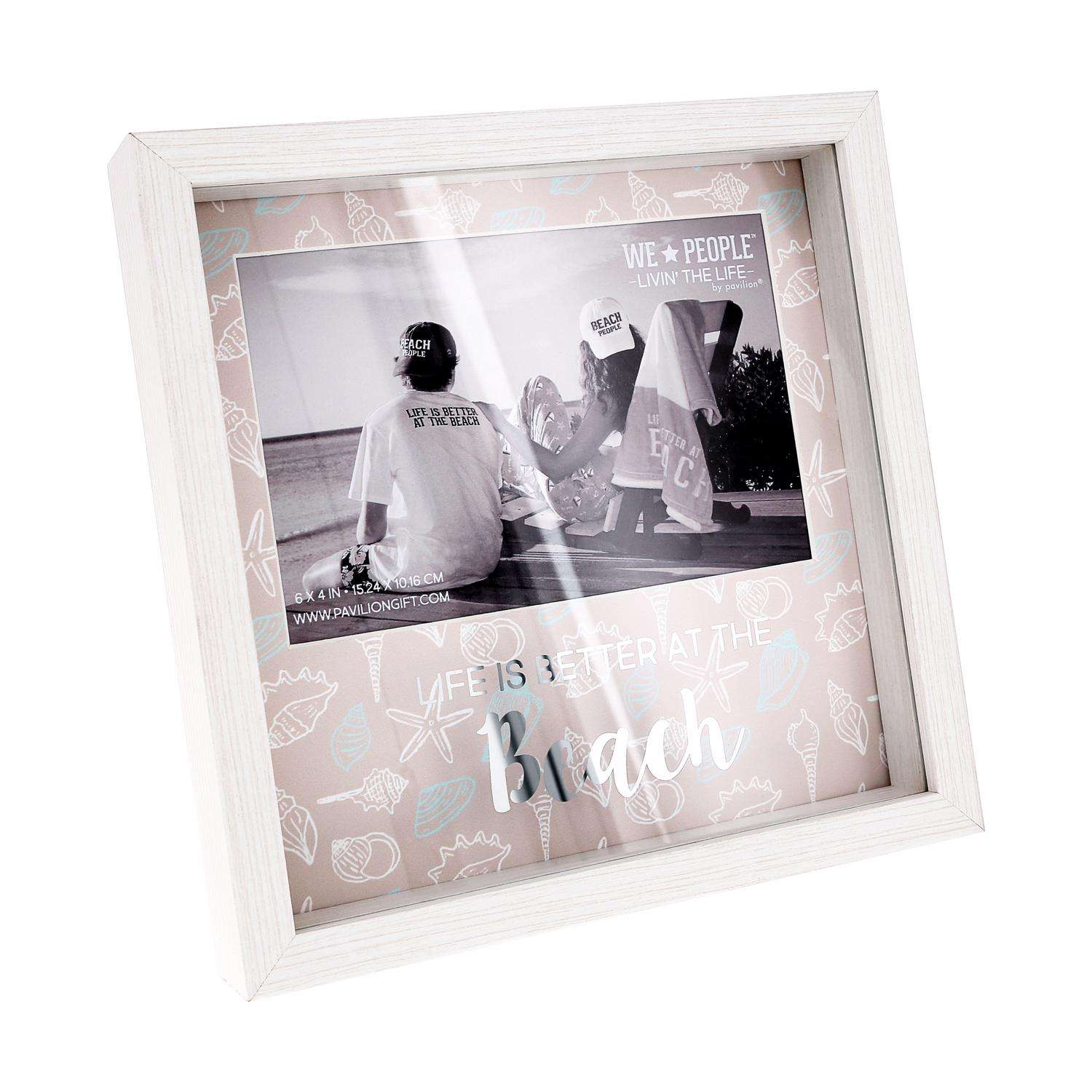  Pavilion We People Bright White MDF Picture Frame 7.75 In. H X 1.5 In. W