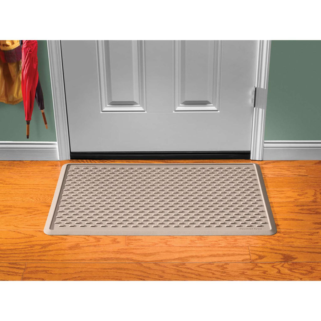  WeatherTech Indoor Mats 24 In To W X 39 In To L Tan Thermoplastic Floor Mat