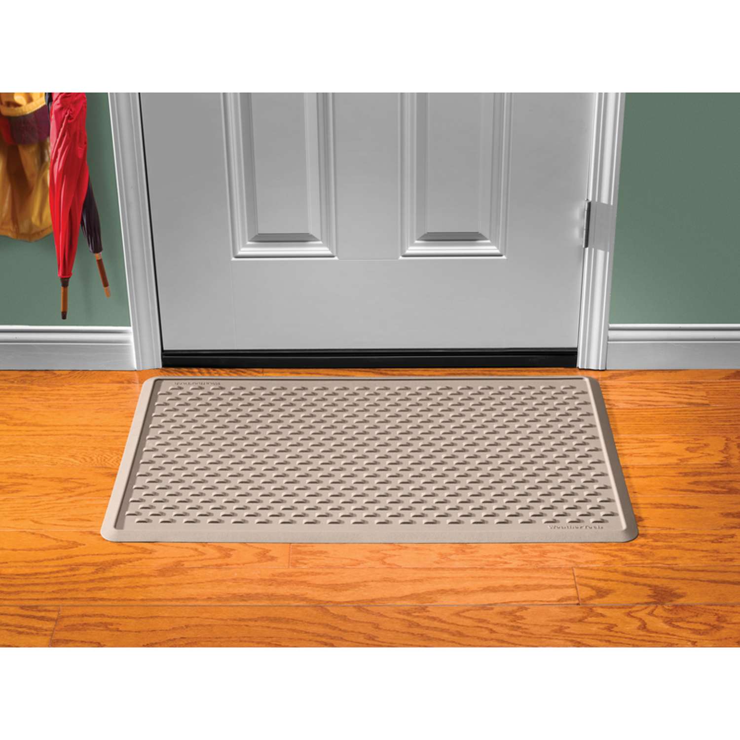  WeatherTech Indoor Mats 24 In To W X 39 In To L Tan Thermoplastic Floor Mat