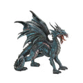  Dragon Crest 7.25 In. H X 4.5 In. W X 8 In. L Blue Poly Resin Armored Dragon Figurine