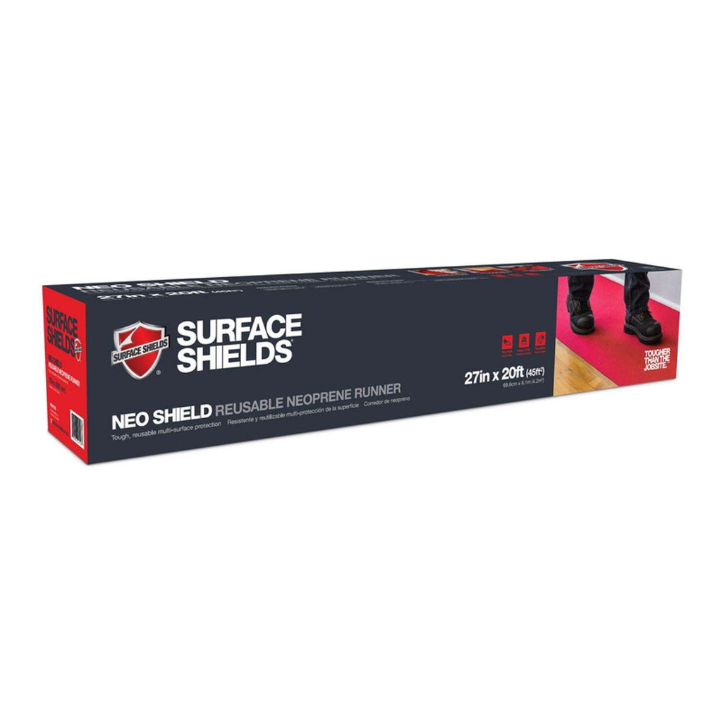  Surface Shields NeoShield Floor Protection 1.5 Mil X 27 In. W X 20 Ft. L Rubber Red 1 Pk
