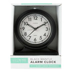  La Crosse Technology 5.63 In. Black Alarm Clock Analog Battery Operated