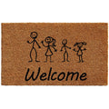  Calloway Mills 2 Ft. W X 3 Ft. L Black/Brown Coir Door Mat