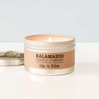  Kalamazoo Candle Company White Lilac & Willow Scent Classic Candle 5 Oz