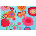  Jellybean 20 In. W X 30 In. L Multicolored Water Flowers And Butterfly Polyester Accent Rug