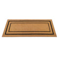  First Concept 24 In. W X 60 In. L Black/Natural Coir/Vinyl Door Mat