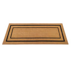  First Concept 24 In. W X 60 In. L Black/Natural Coir/Vinyl Door Mat