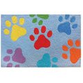  Jellybean 20 In. W X 30 In. L Multi-colored Colorful Paws Accent Rug