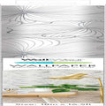  WallWear 55 In. H X 18 In. W X 198 In. L Silver Vinyl Wallpaper