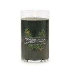  Yankee Candle Signature Green Balsam & Cedar Scent Pillar Candle 14.25 Oz
