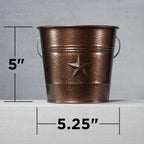  TIKI Bronze Citronella Scent Rustic Star Candle 17 Oz