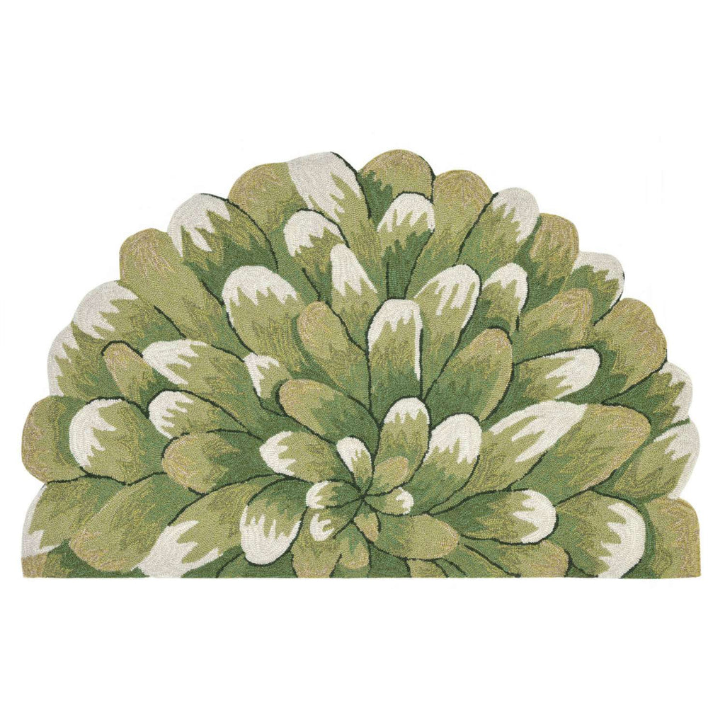  Liora Manne Frontporch 5 Ft. W X 5 Ft. L Green Novelty Polyester Rug