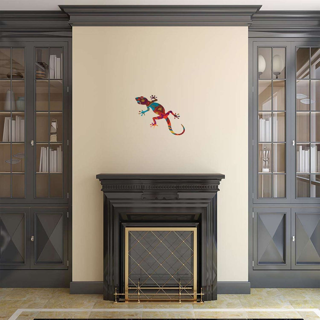  Next Innovations Habanero Orange Gecko 18 In. H X 1 In. W X 14 In. L Semi-Gloss Steel Wall Decor
