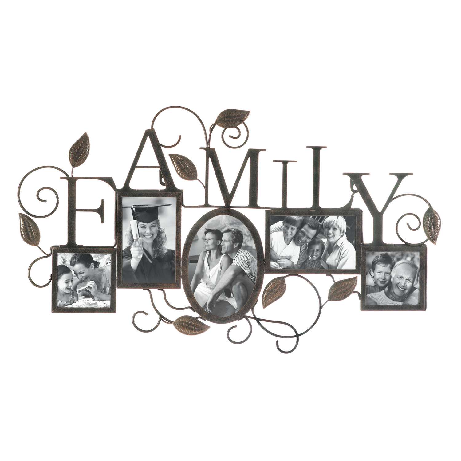  Accent Plus Family Metal Picture Frame 25.75 In. H X 15 In. W