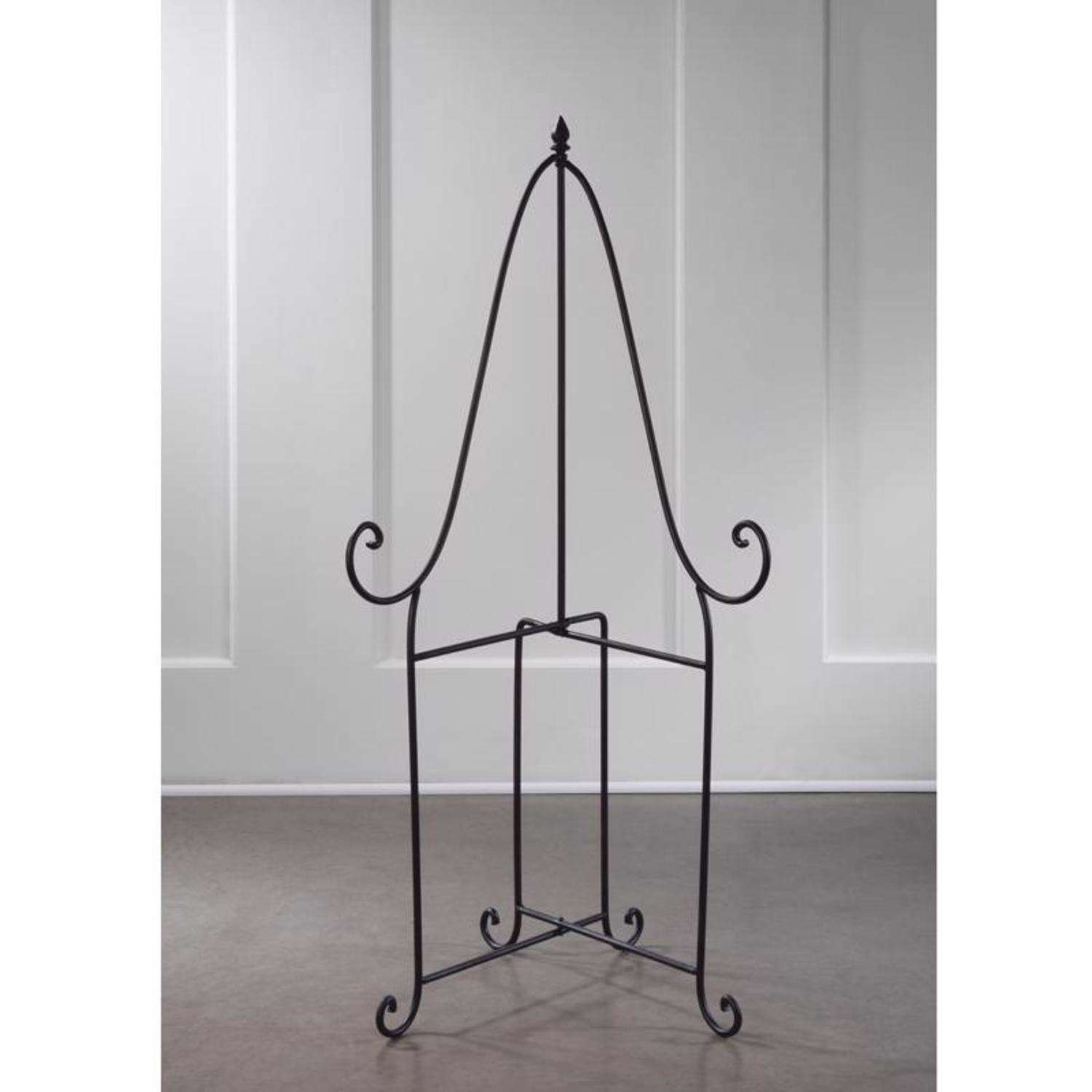  Tripar Baldwin 47.75 In. H X 21.15 In. W X 21.15 In. L Matte Black Metal Folding Floor Easel