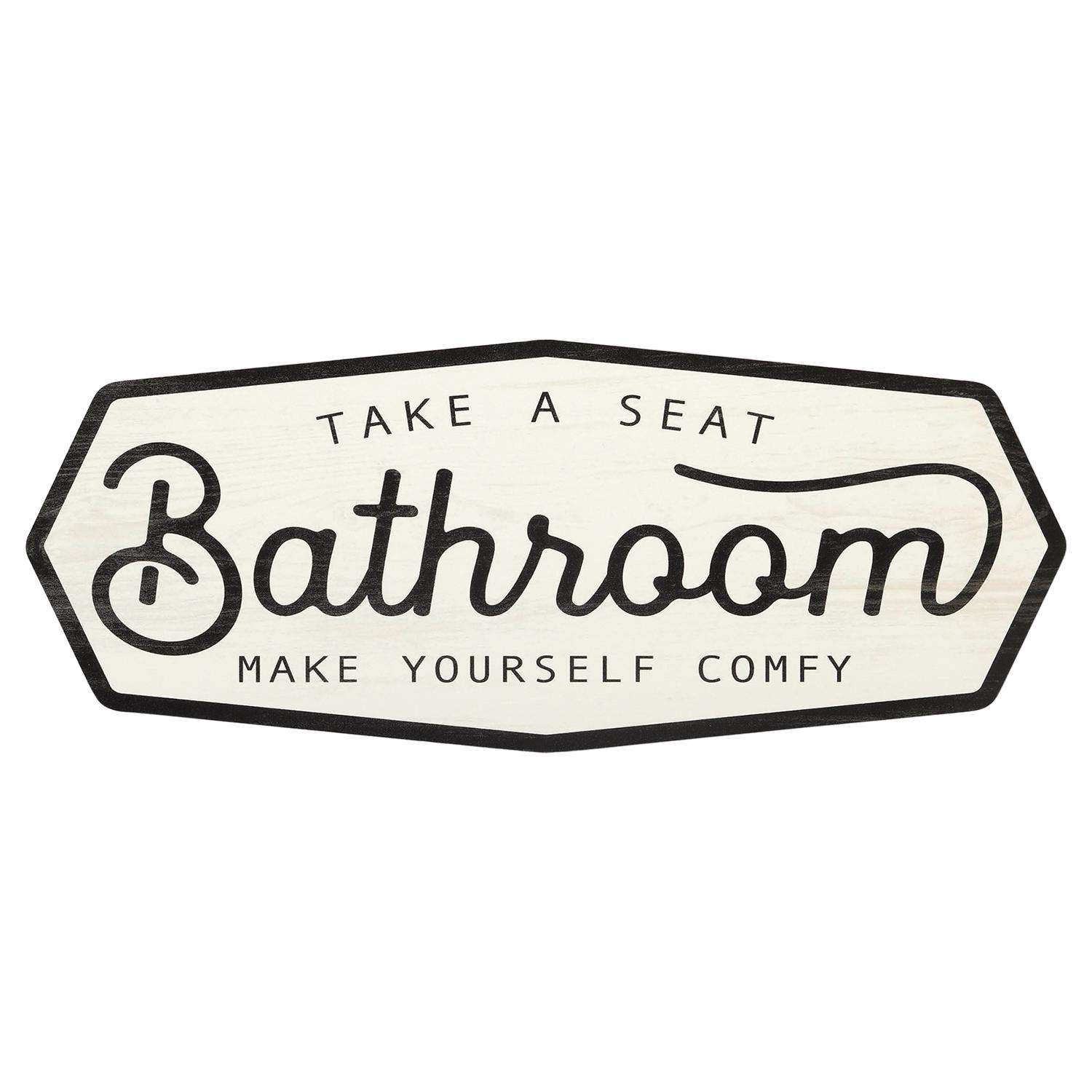  Open Road Brands 8.75 In. H X 0.375 In. W X 24.52 In. L Wood Wall Decor