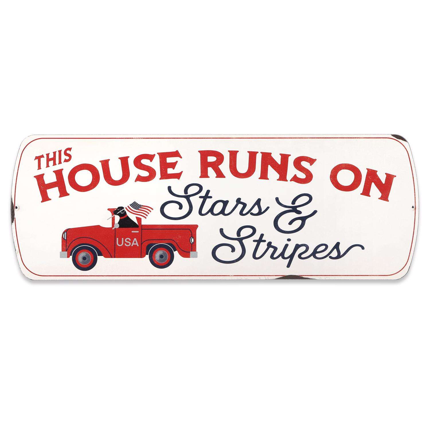  Open Road Brands 8.75 In. H X 0.0625 In. W X 24.52 In. L Multicolored Metal Sign