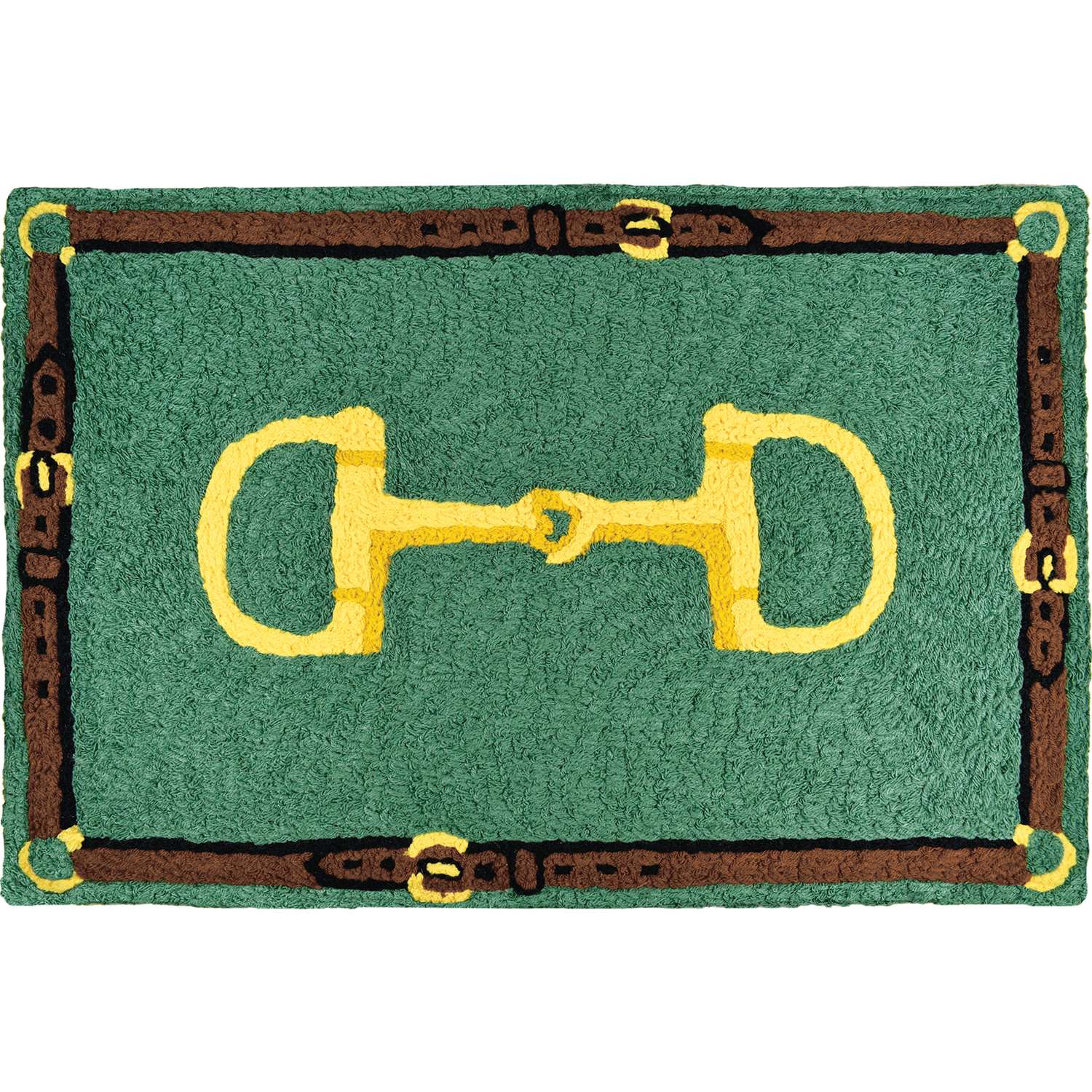  Jellybean 20 In. W X 30 In. L Multicolored Bridle & Bit Accent Rug