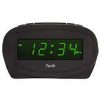  La Crosse Technology Equity 1.85 In. Black Alarm Clock LED Plug-In