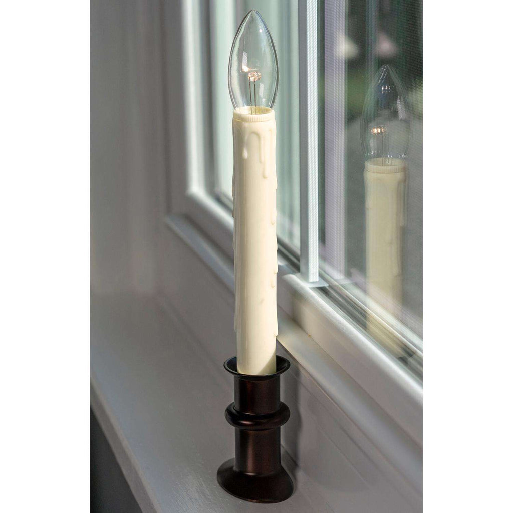  Celestial Lights Antique Bronze/Cream LED Window Candle