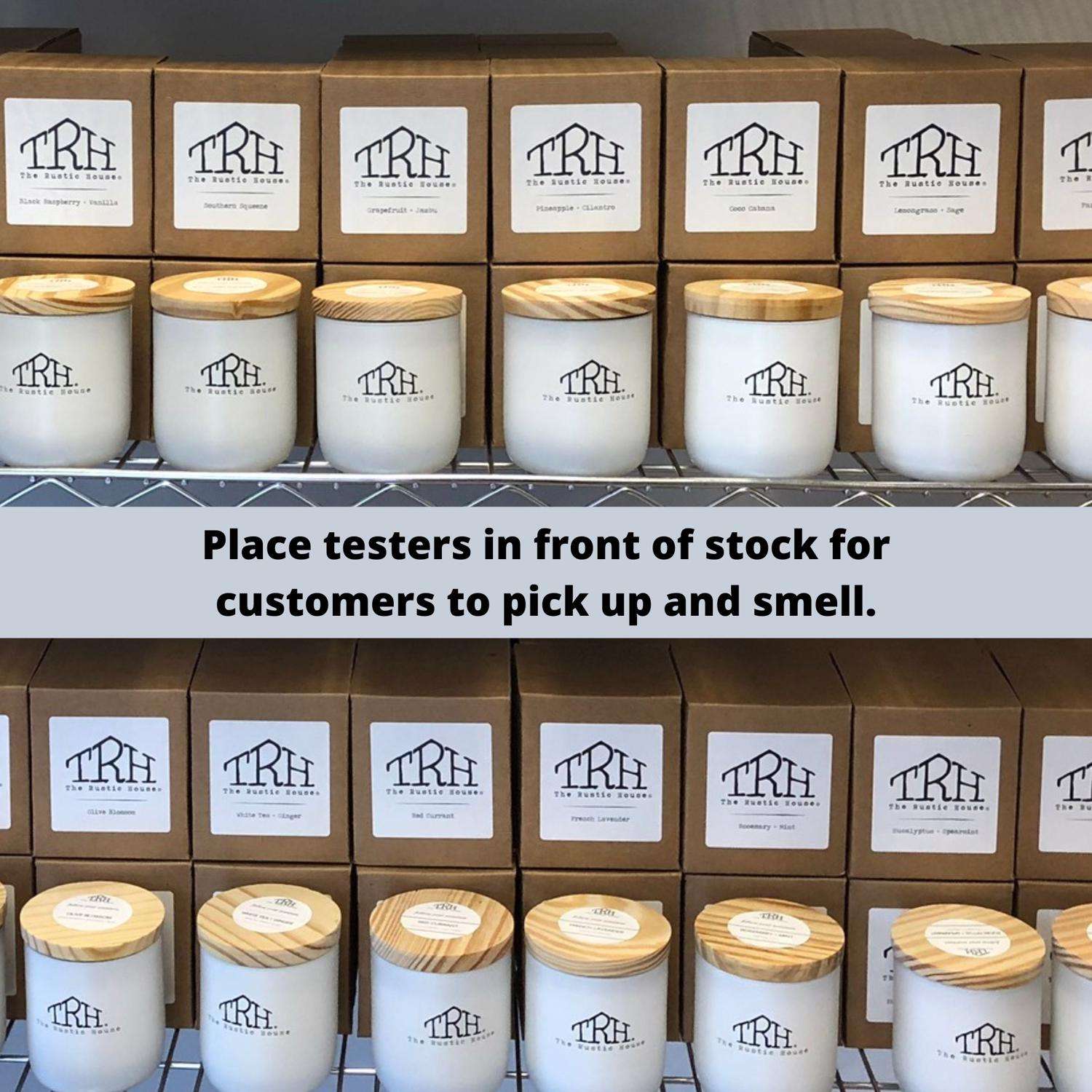  The Rustic House White At The Beach Scent Tester Candle