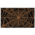  Home & More 1.42 W X 2.42 L Black Scary Web Coir Door Mat