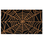  Home & More 1.42 W X 2.42 L Black Scary Web Coir Door Mat