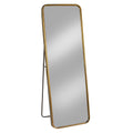  Tripar 55.25 In. H X 20 In. W Burnished Gold Metal Floor Mirror